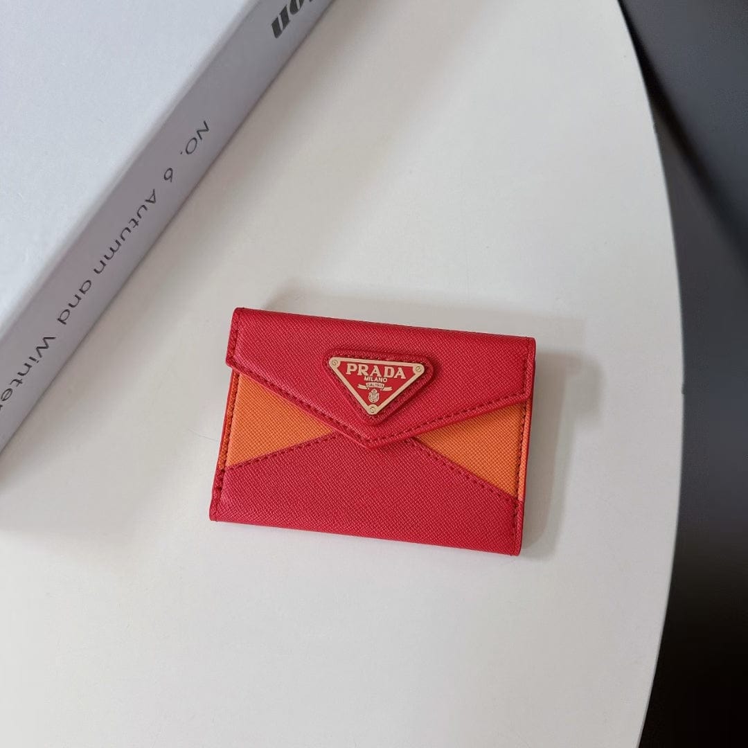 Tunde Store Leather Prada Card Holder Wallet