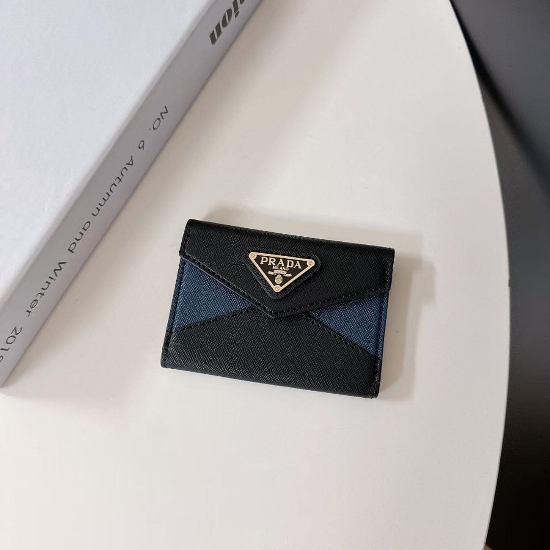 Tunde Store Leather Prada Card Holder Wallet