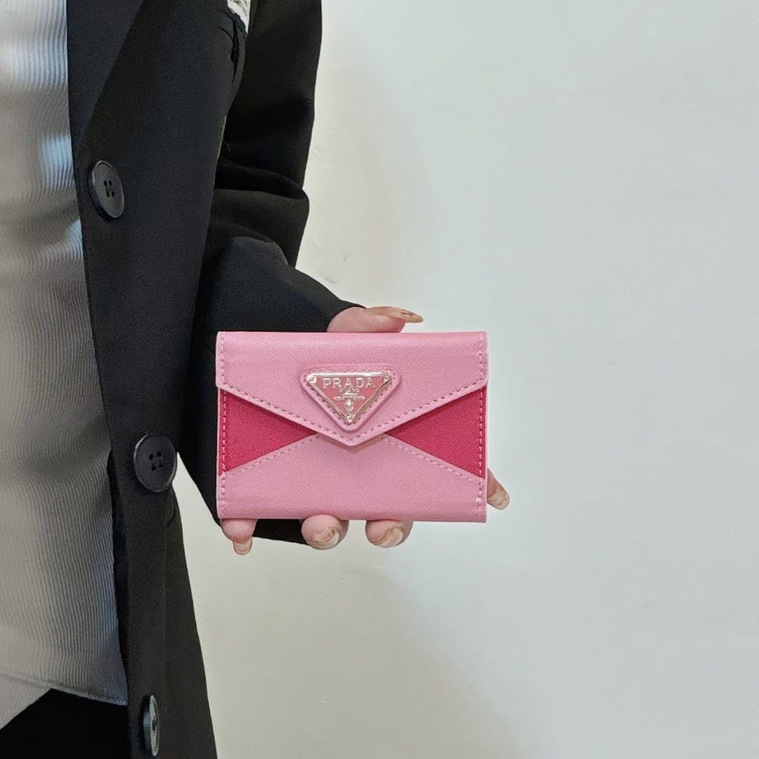 Tunde Store Leather Prada Card Holder Wallet