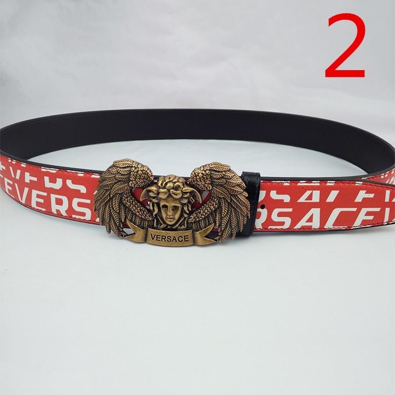 Tunde Store Leather Versace Belt For Men Available in Black and Red