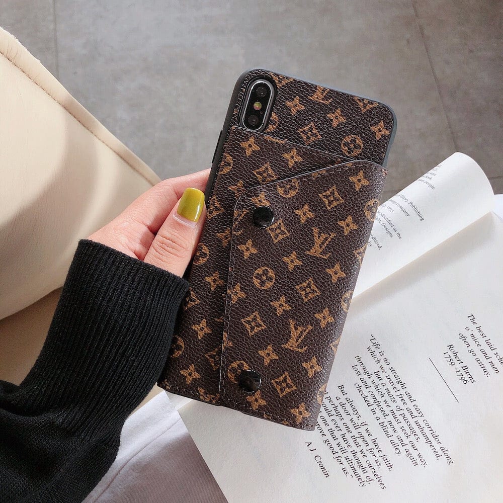 Tunde Store Louis Vuitton and Gucci iPhone Cases with Integrated Wallet