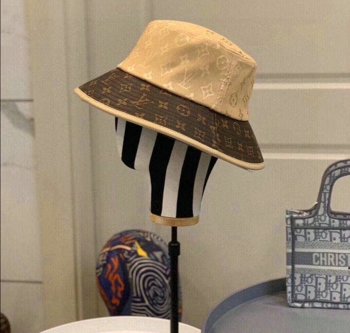 Tunde Store Louis Vuitton Brown Monogram Bucket Hat - Black & Brown
