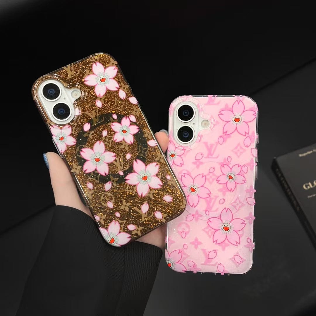 Tunde Store Louis Vuitton Cherry Blossom Monogram iPhone Case