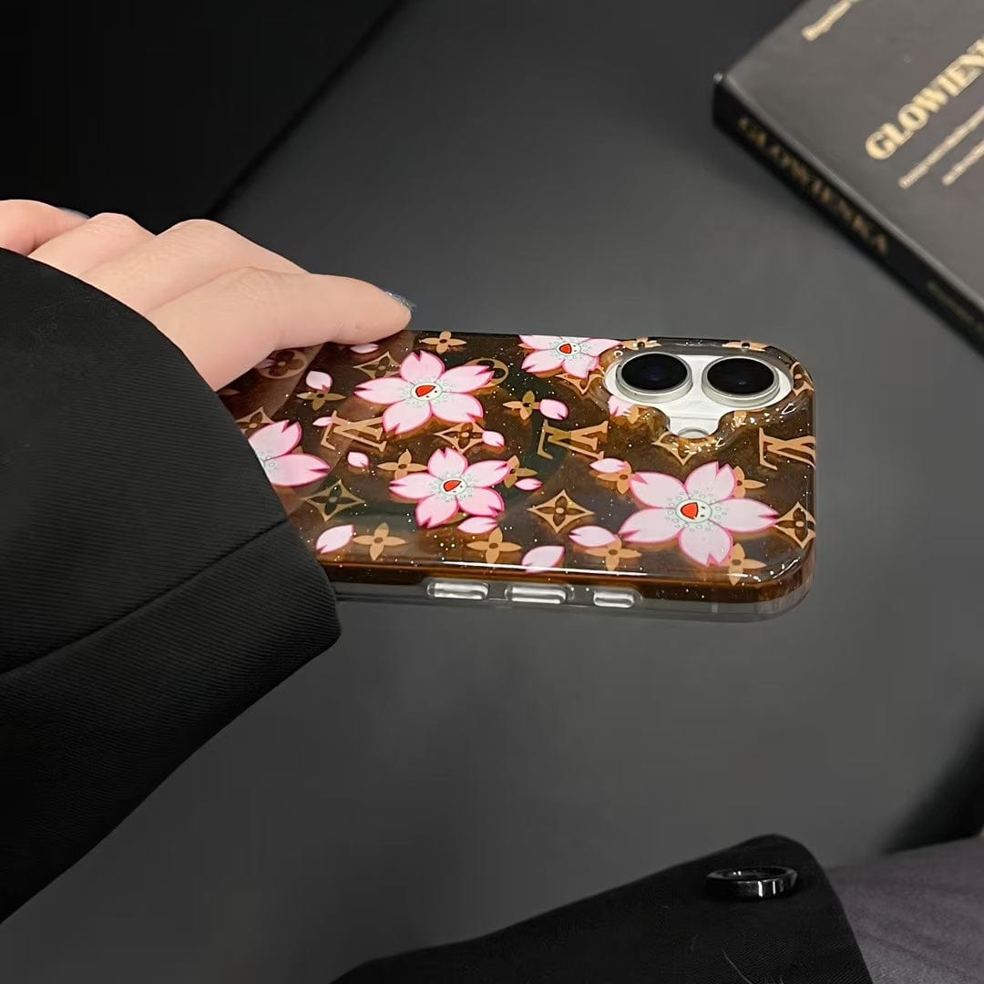 Tunde Store Louis Vuitton Cherry Blossom Monogram iPhone Case