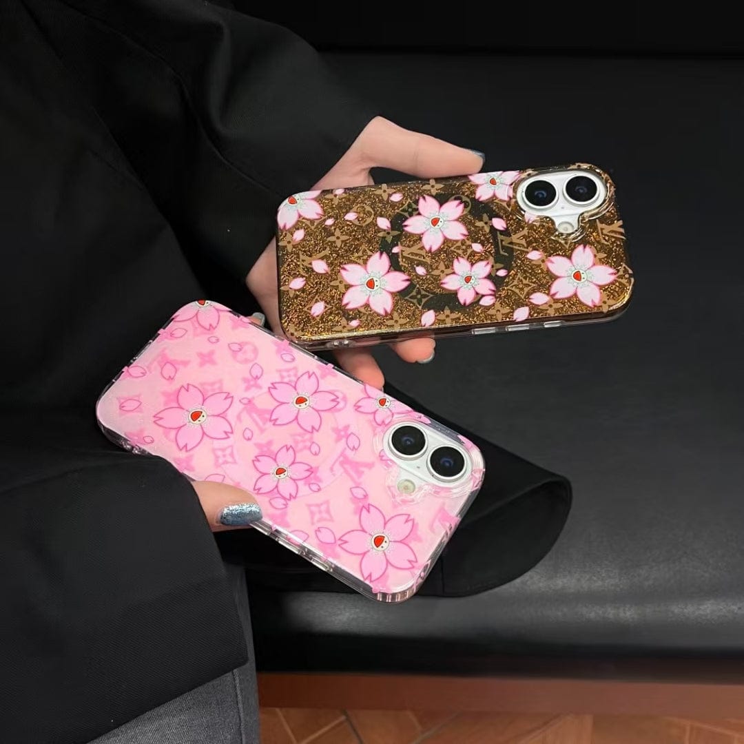 Tunde Store Louis Vuitton Cherry Blossom Monogram iPhone Case