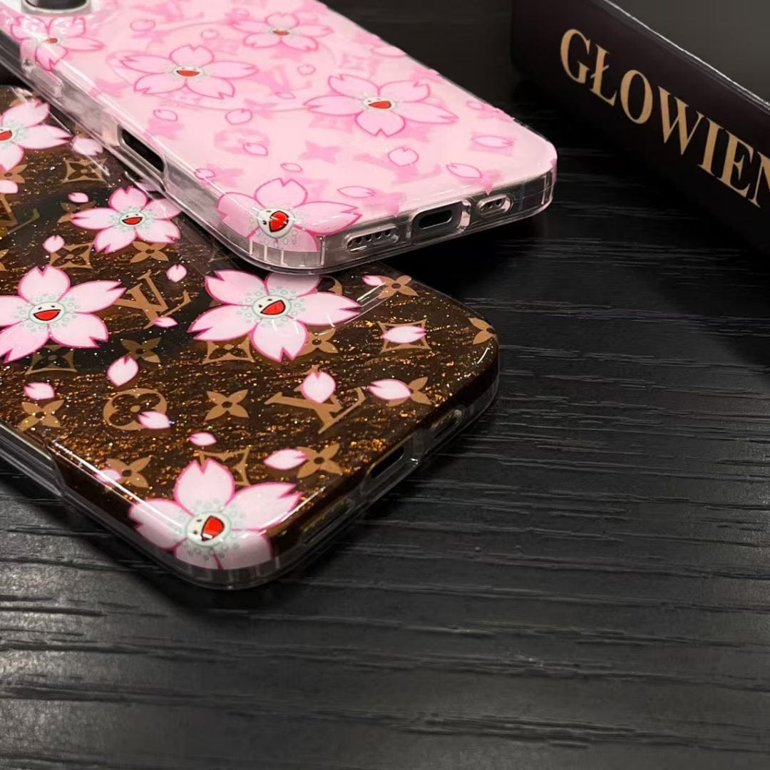 Tunde Store Louis Vuitton Cherry Blossom Monogram iPhone Case