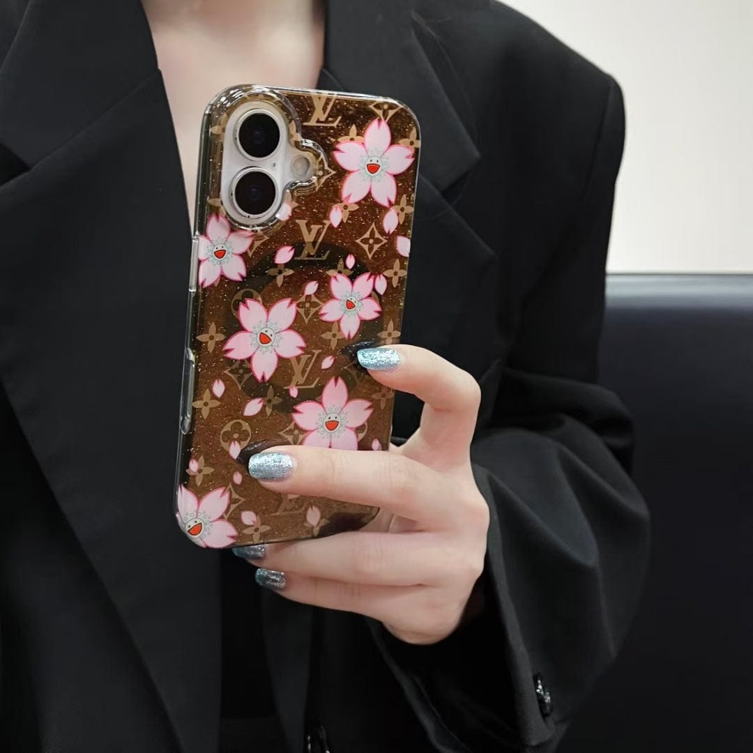 Tunde Store Louis Vuitton Cherry Blossom Monogram iPhone Case