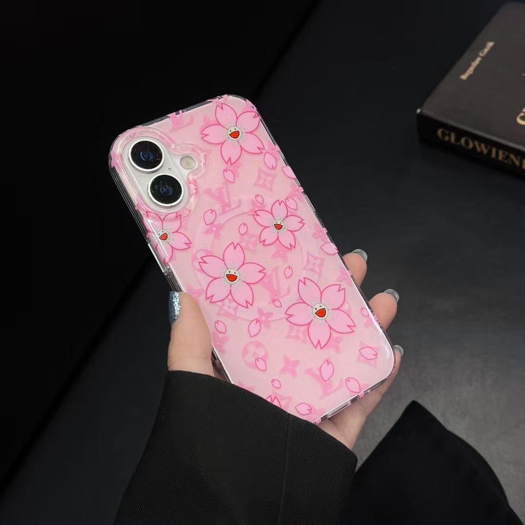 Tunde Store Louis Vuitton Cherry Blossom Monogram iPhone Case