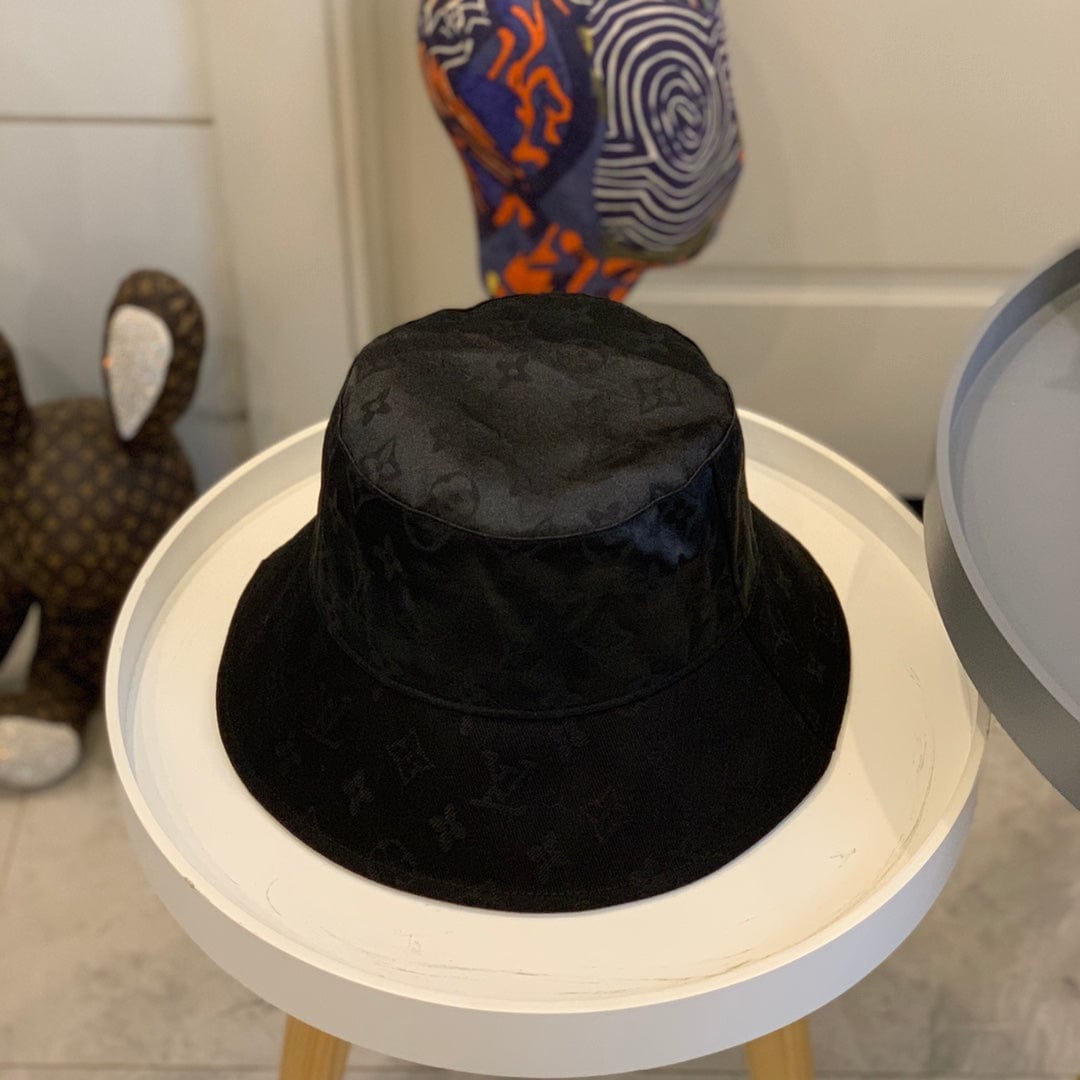 Tunde Store Louis Vuitton Classic Black Monogram Bucket Hat