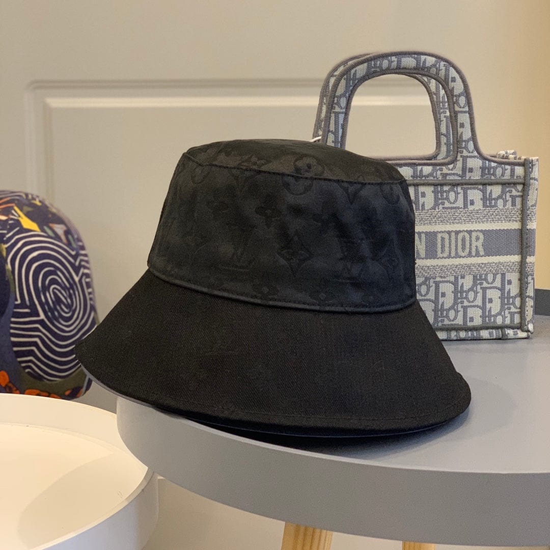 Tunde Store Louis Vuitton Classic Black Monogram Bucket Hat