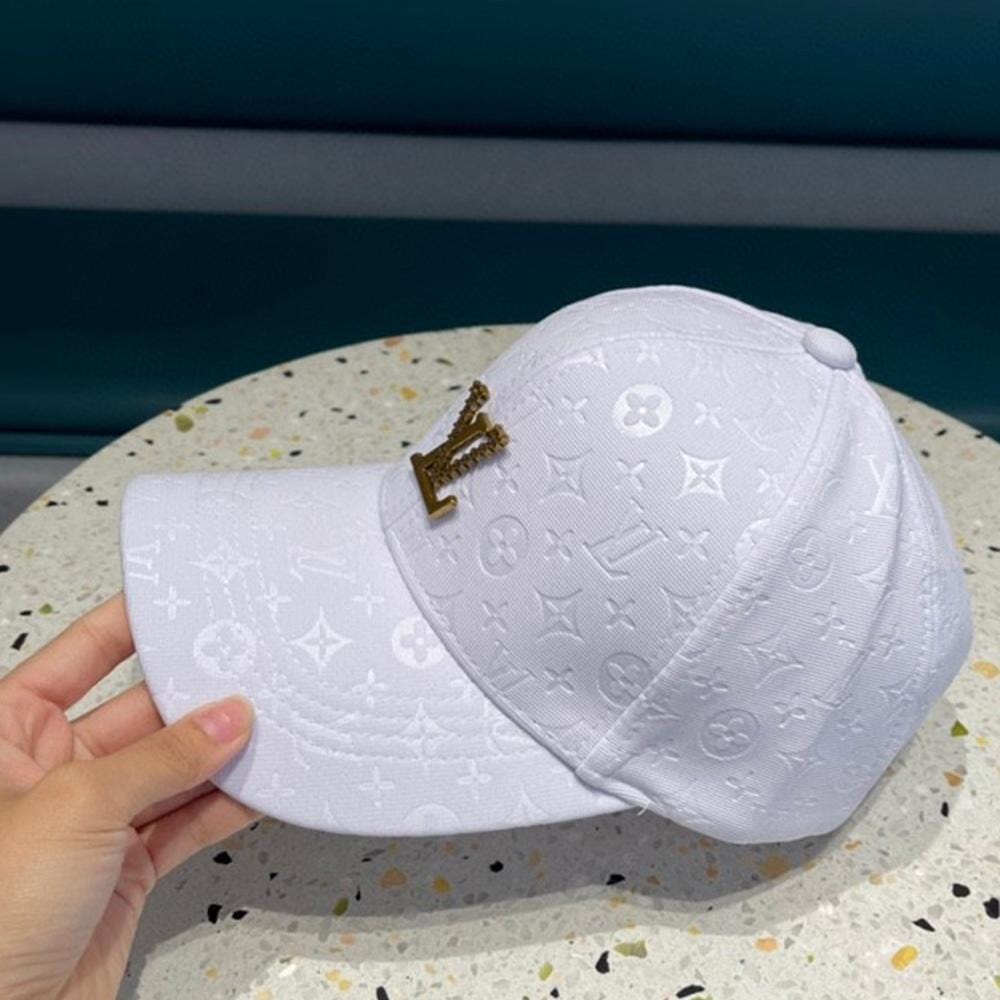 Tunde Store Louis Vuitton Classic White Monogram Cap for Men | Men Cap's