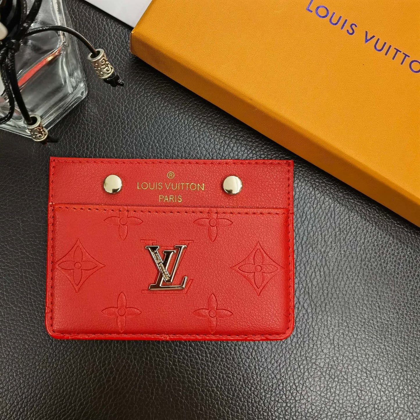 Tunde Store Louis Vuitton Colorful Leather Card Holder Wallet