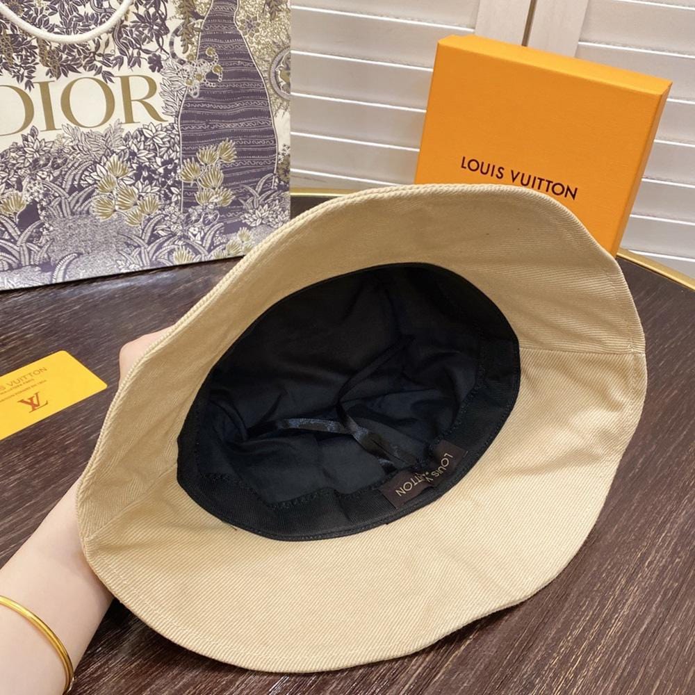 Tunde Store Louis Vuitton Cream Bucket Hat for Women | Women Bucket Hat