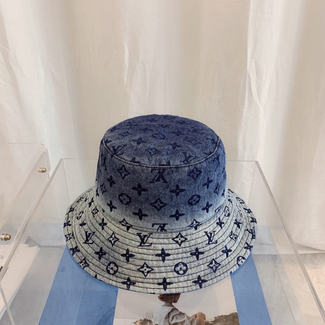 Tunde Store Louis Vuitton Denim Monogram Bucket Hat