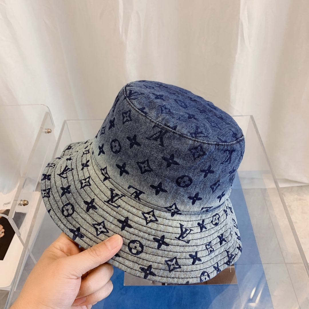 Tunde Store Louis Vuitton Denim Monogram Bucket Hat