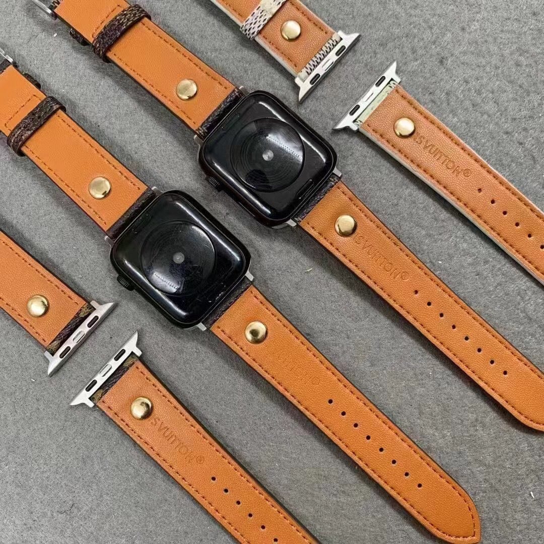 Tunde Store Louis Vuitton Elegant Leather Watch Band 38/40/41/42/44/45/49 mm