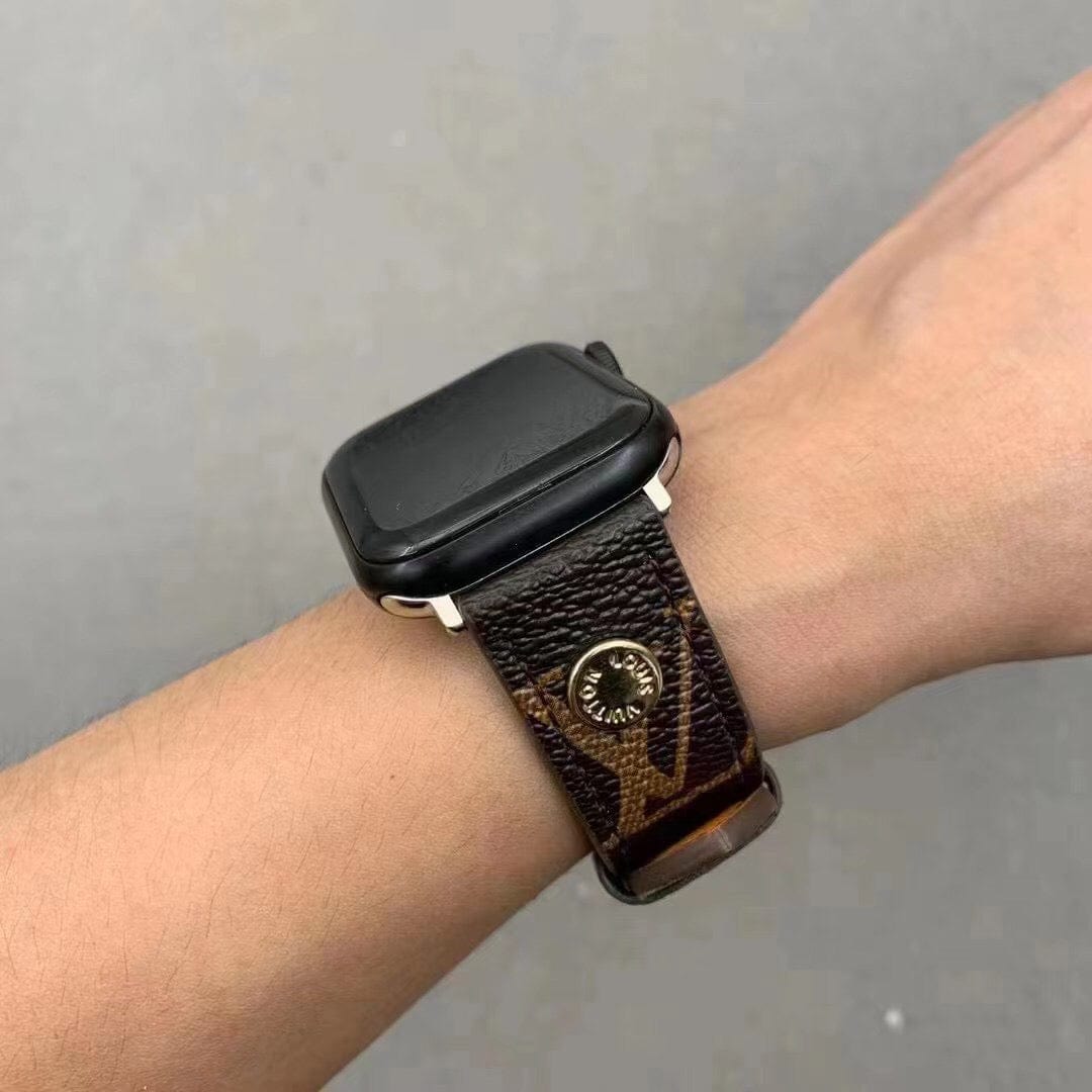 Tunde Store Louis Vuitton Elegant Leather Watch Band 38/40/41/42/44/45/49 mm