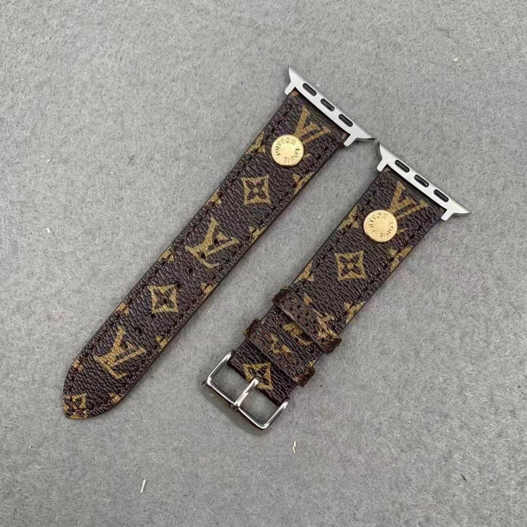 Tunde Store Louis Vuitton Elegant Leather Watch Band 38/40/41/42/44/45/49 mm