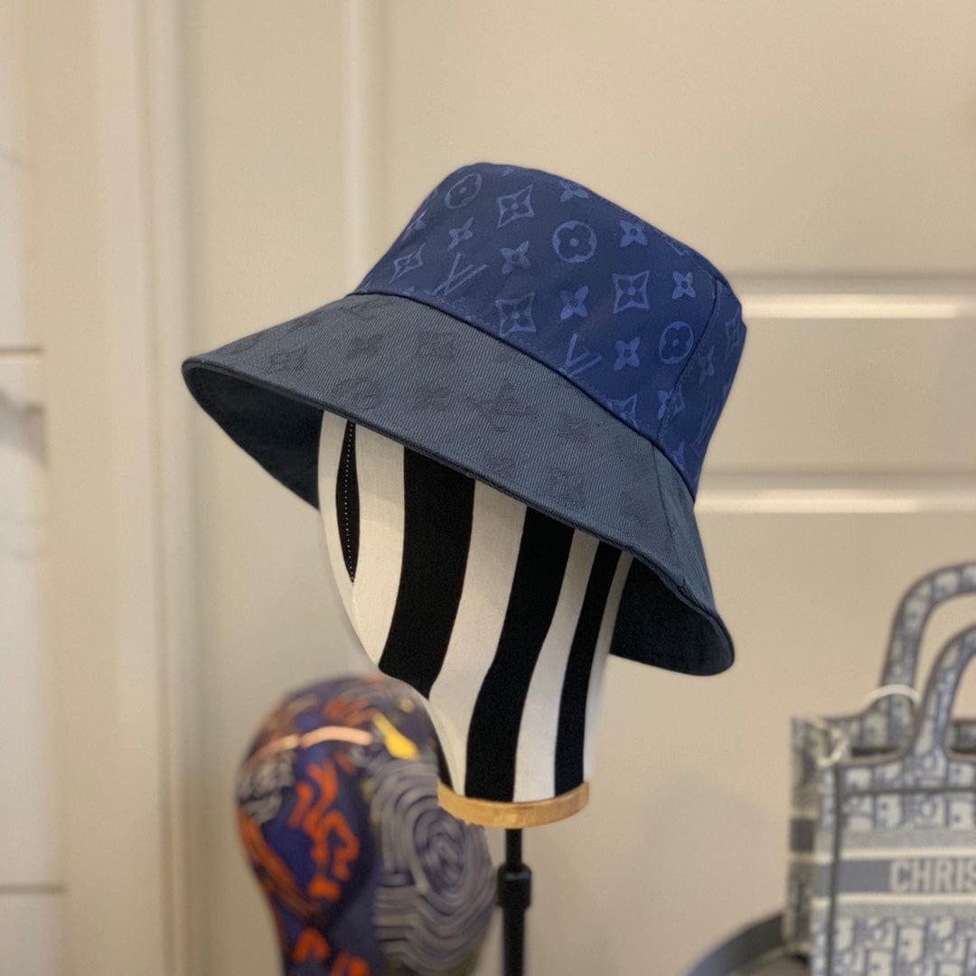 Tunde Store Louis Vuitton Gradient Monogram Denim Bucket Hat