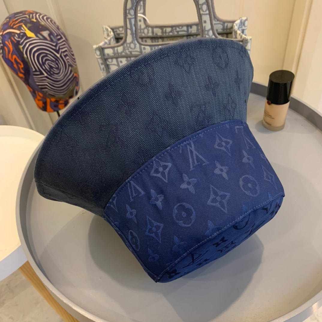 Tunde Store Louis Vuitton Gradient Monogram Denim Bucket Hat
