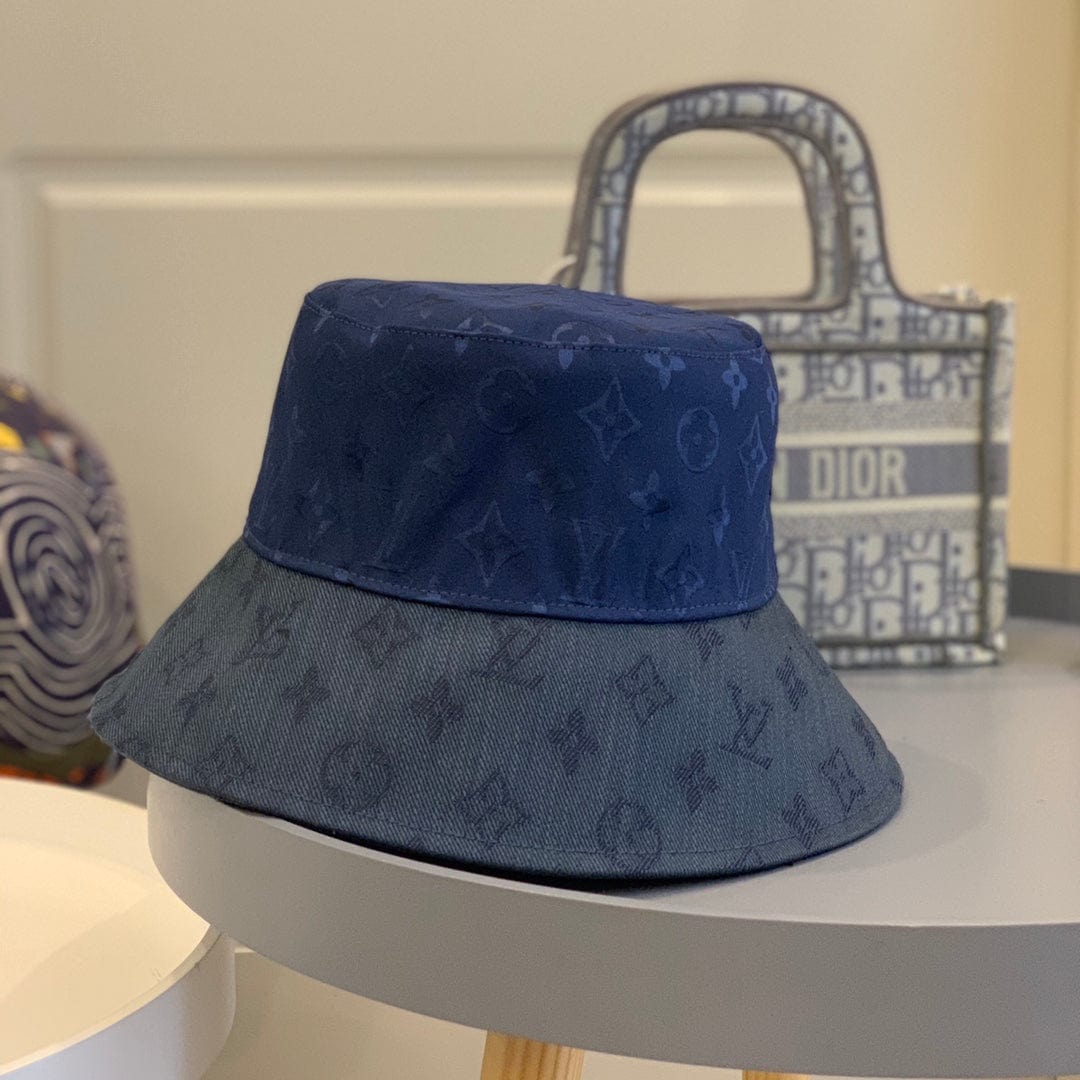 Tunde Store Louis Vuitton Gradient Monogram Denim Bucket Hat
