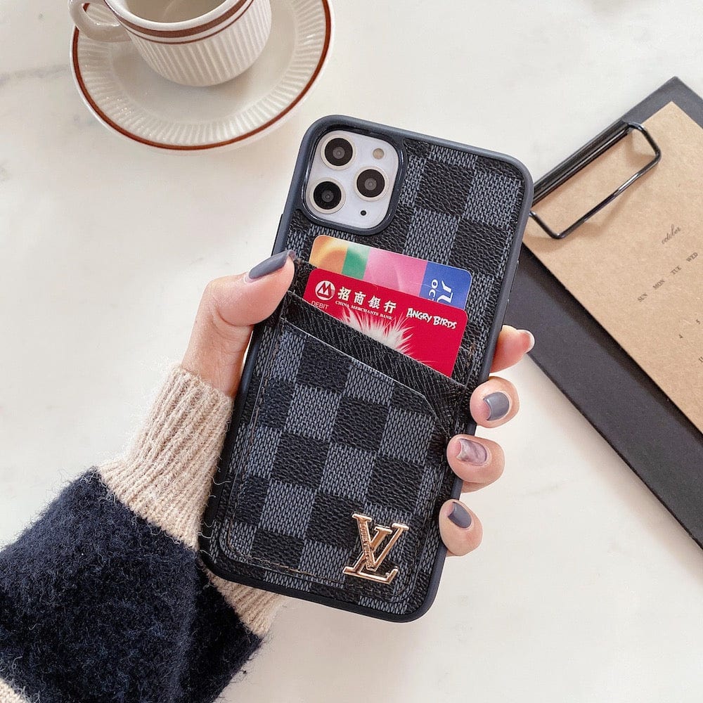 Tunde Store Louis Vuitton & Gucci iPhone Case Collection - Famous Patterns with Integrated Wallet