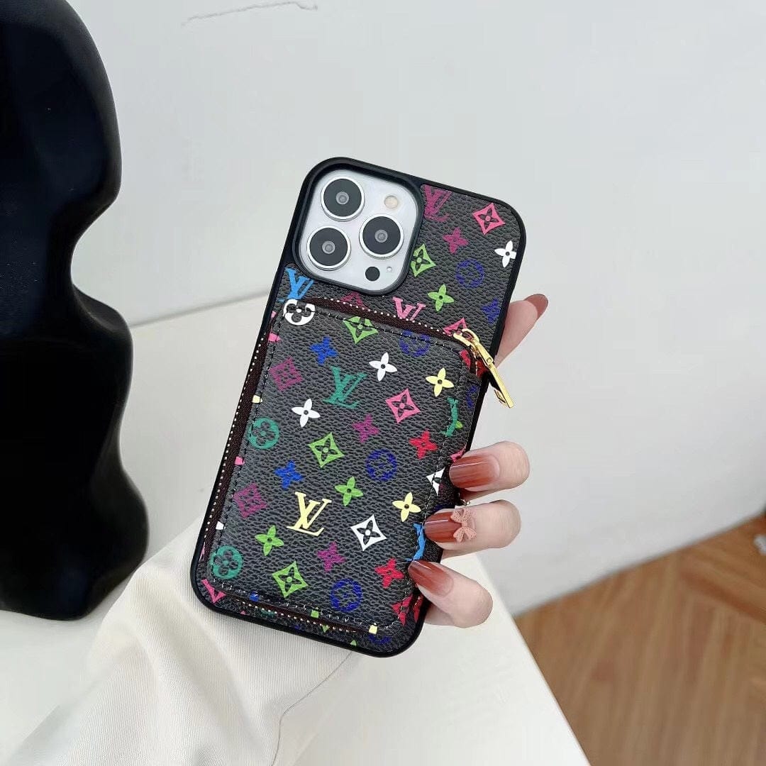 Tunde Store Louis Vuitton iPhone 14 Wallet Case | iPhone 14 Back Pocket Case