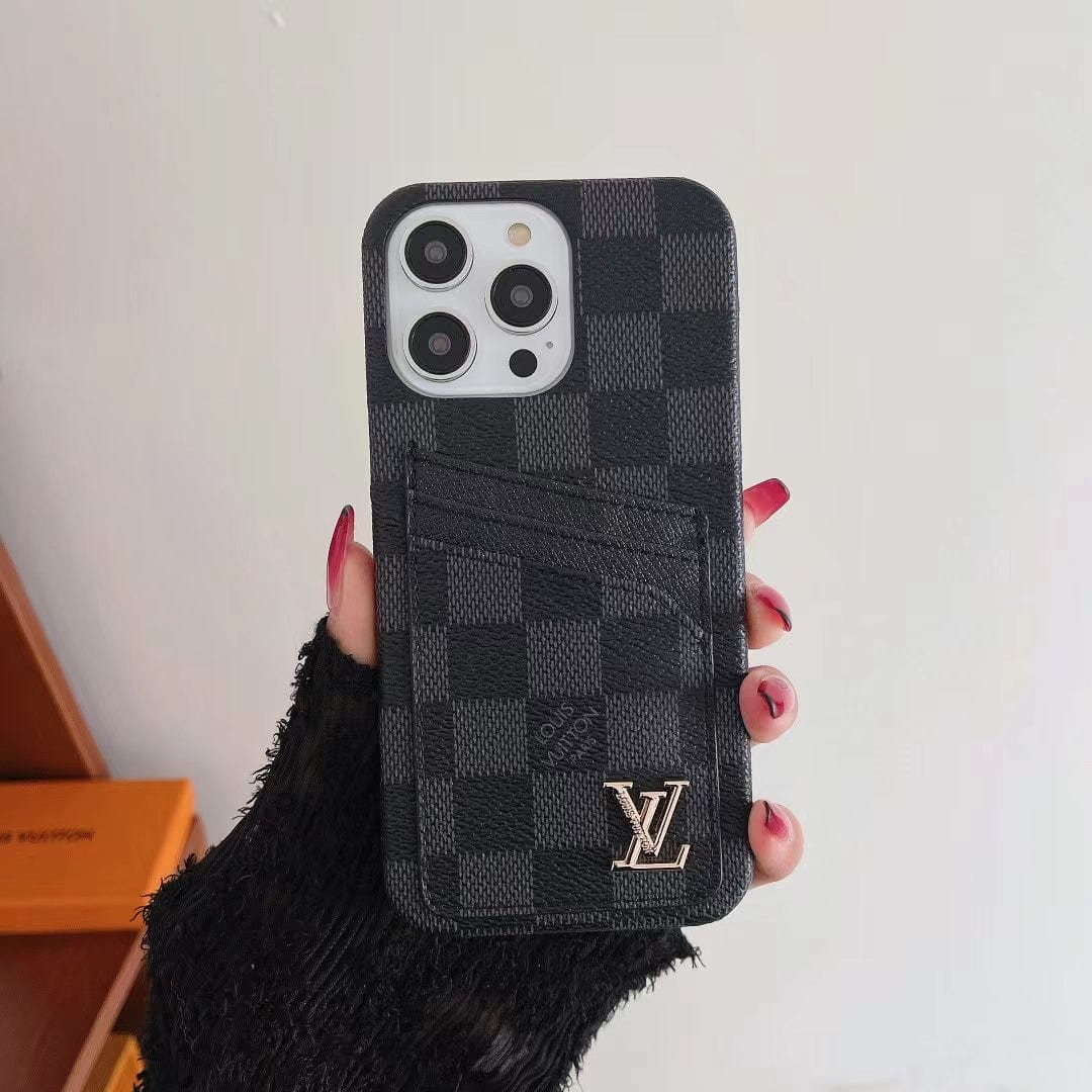 Tunde Store Louis Vuitton iPhone 15 Cover Case With Credit Card Slot