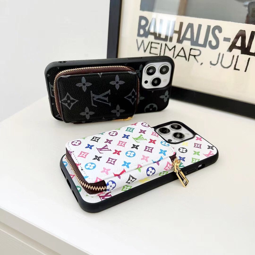 Tunde Store Louis Vuitton iPhone 15 Wallet Case | iPhone 15 Back Pocket Case
