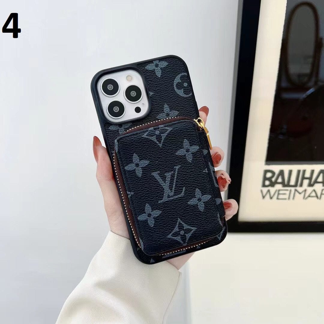 Tunde Store Louis Vuitton iPhone 15 Wallet Case | iPhone 15 Back Pocket Case