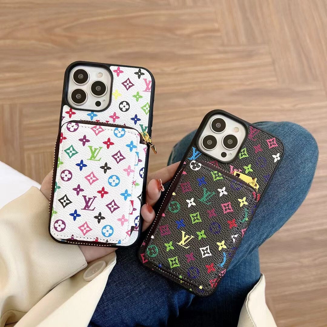 Tunde Store Louis Vuitton iPhone 15 Wallet Case | iPhone 15 Back Pocket Case