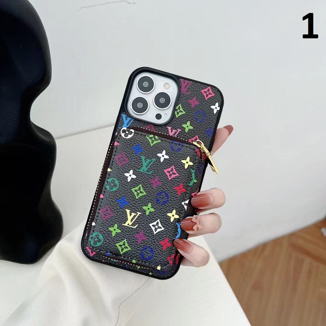 Tunde Store Louis Vuitton iPhone 15 Wallet Case | iPhone 15 Back Pocket Case