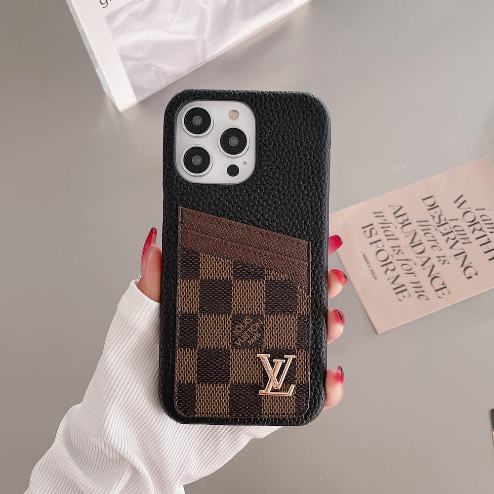 Tunde Store Louis Vuitton iPhone Cases with Extra Pouch - Timeless Luxury