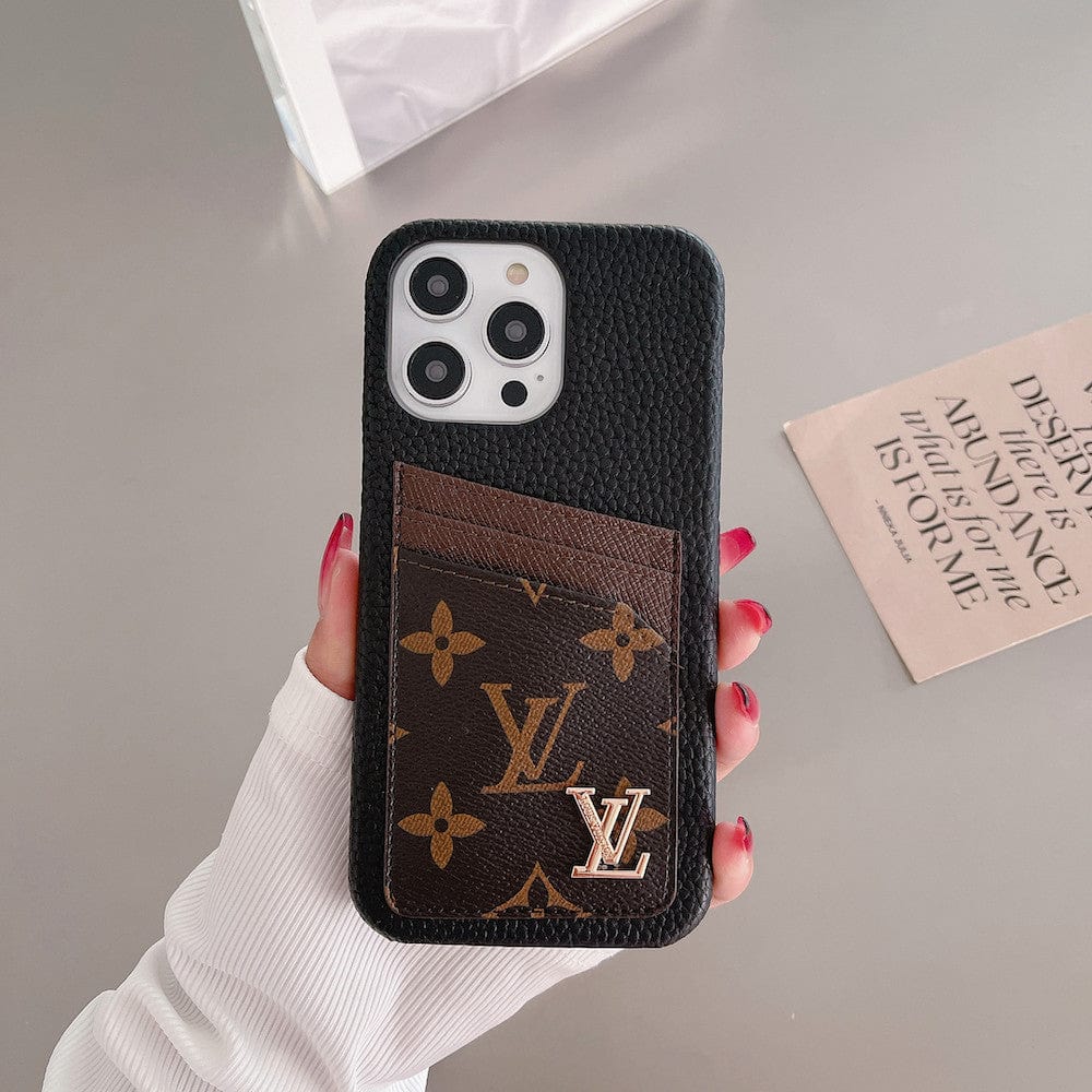Tunde Store Louis Vuitton iPhone Cases with Extra Pouch - Timeless Luxury