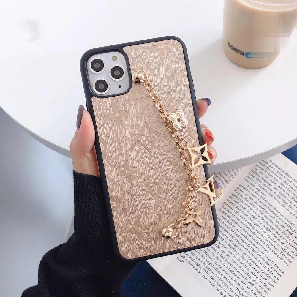 Tunde Store Louis Vuitton Leather iPhone 13 to 15 Cases