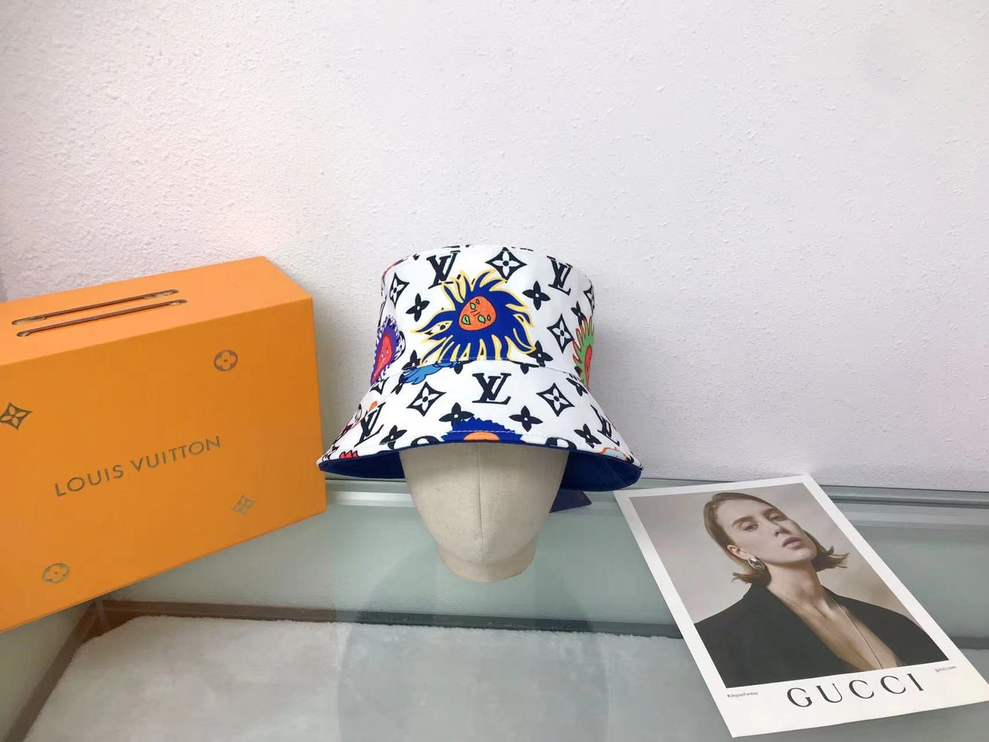 Tunde Store Louis Vuitton Louis Vuitton x YK Reversible Faces Bucket Hat Collection