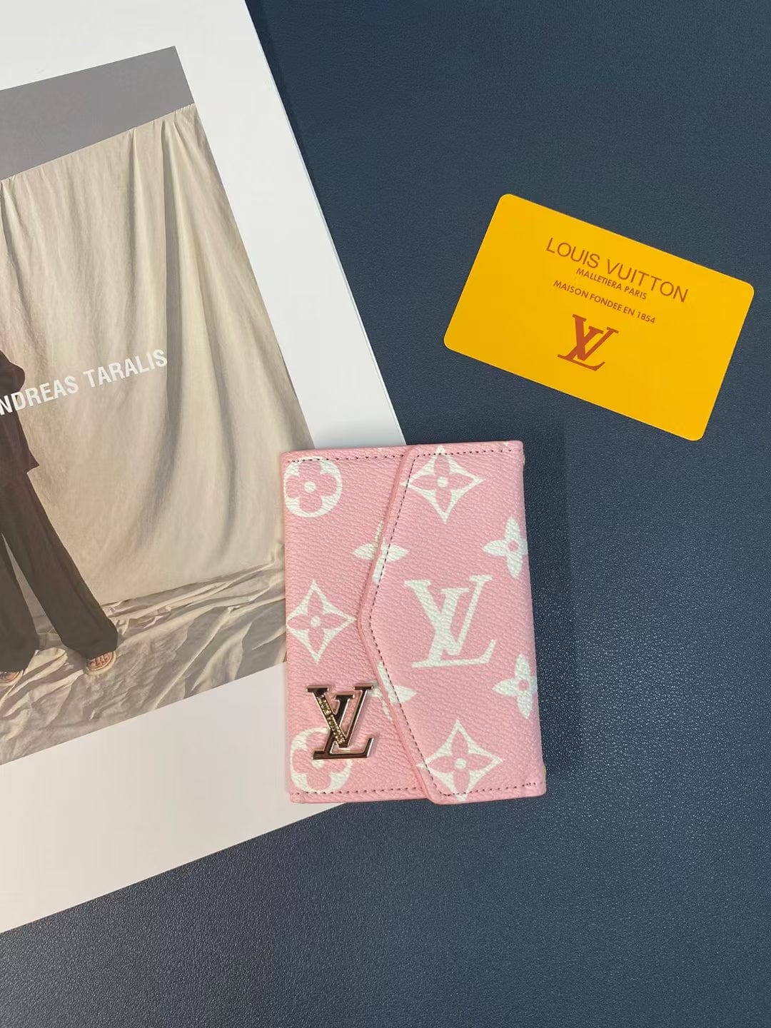 Tunde Store Louis Vuitton Monogram and Checkered Credit Card Holders wallet with LV Logo