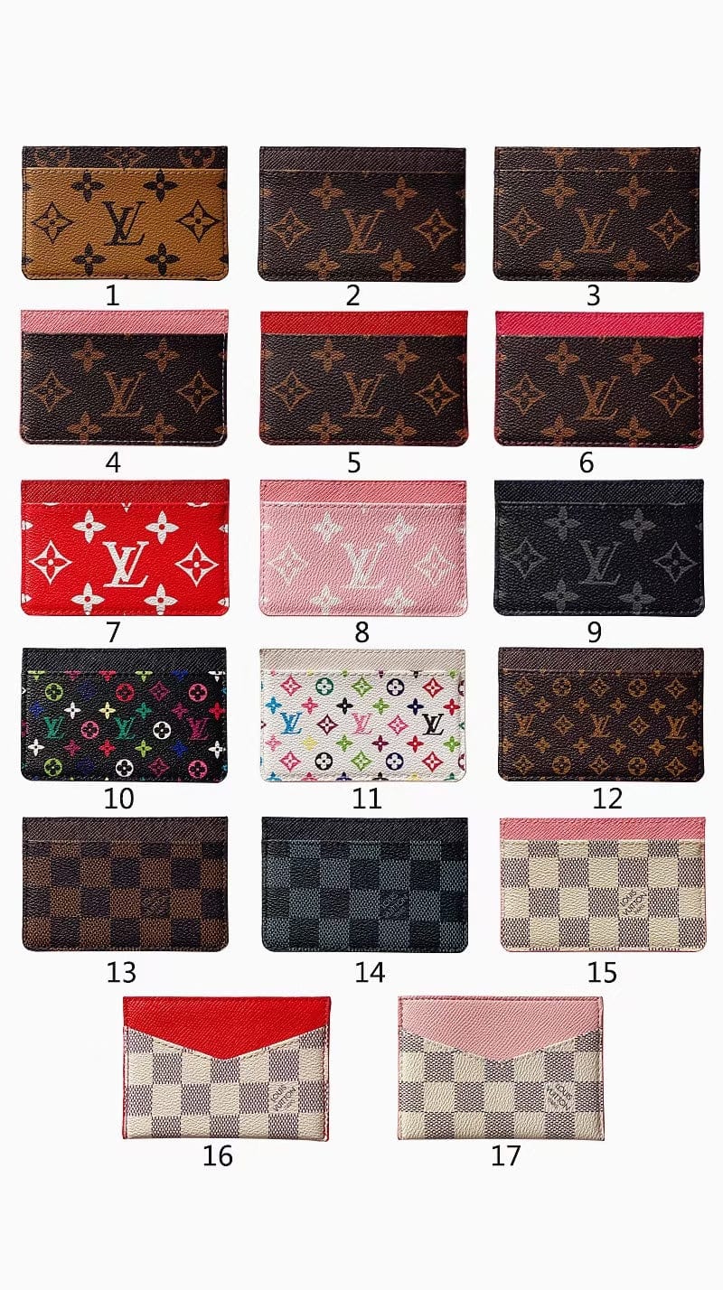 Tunde Store Louis Vuitton Monogram and Damier Canvas Card Holders - 17 Style Wallet Collection