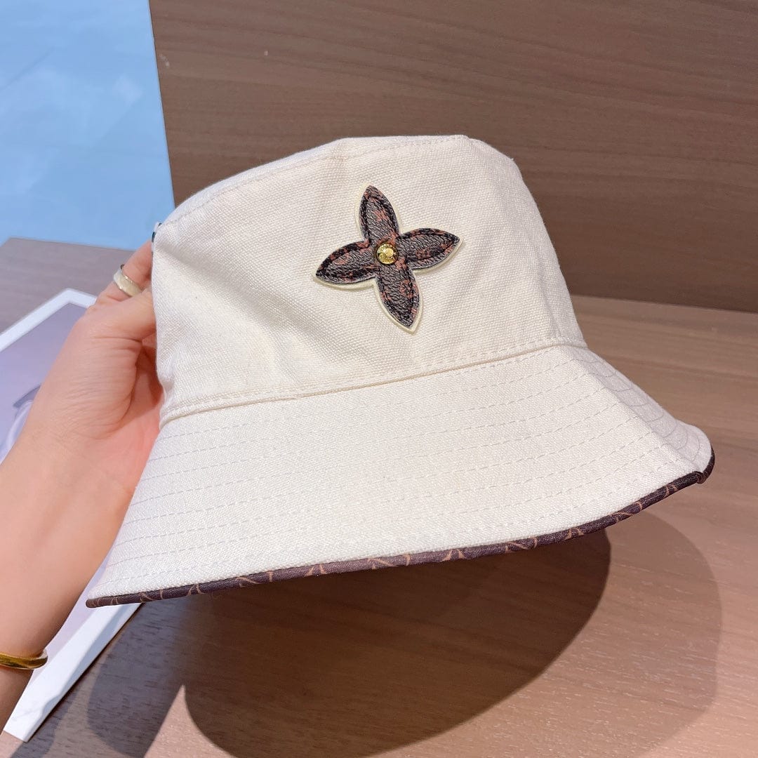 Tunde Store Louis Vuitton Monogram Bucket Hat with Floral Appliqué