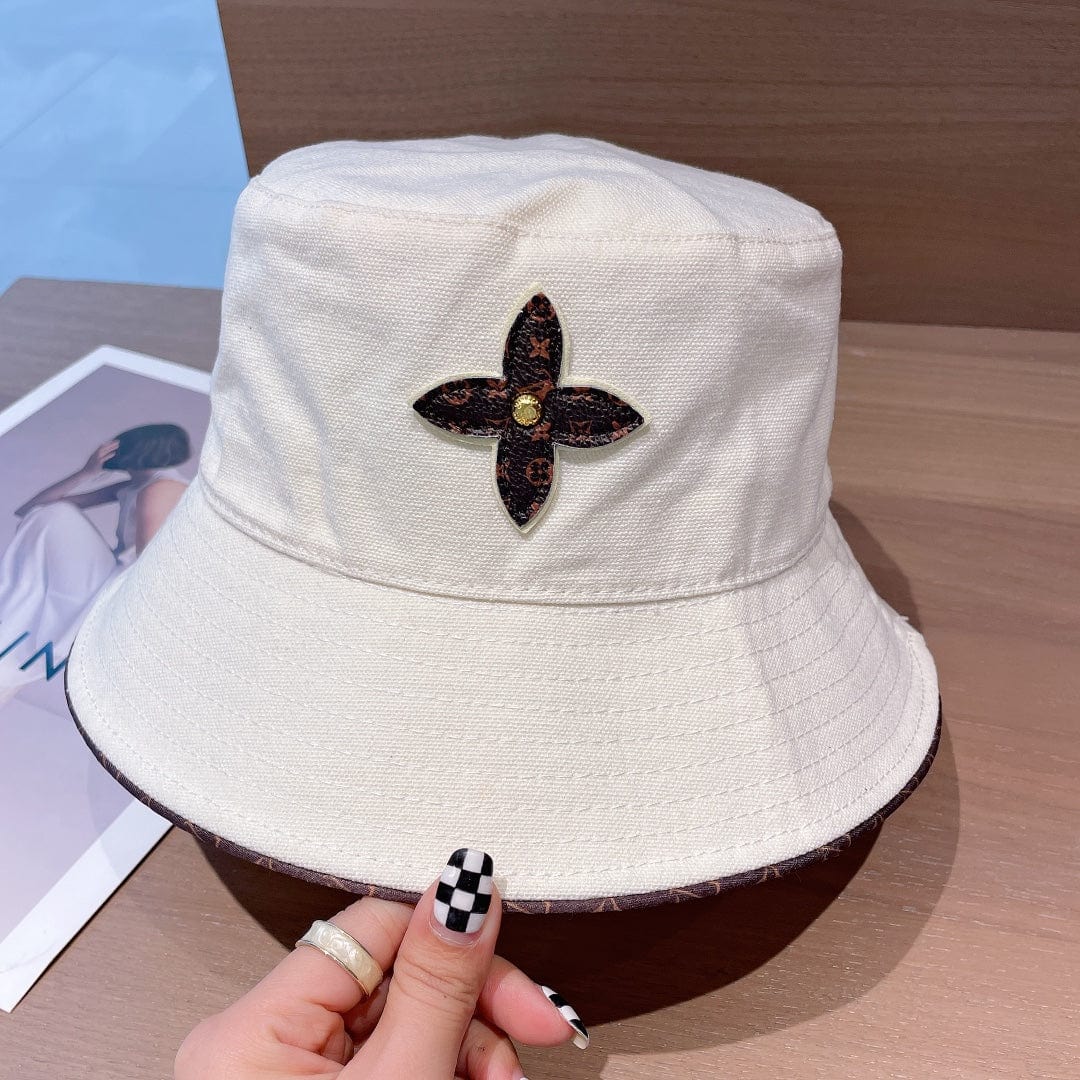Tunde Store Louis Vuitton Monogram Bucket Hat with Floral Appliqué