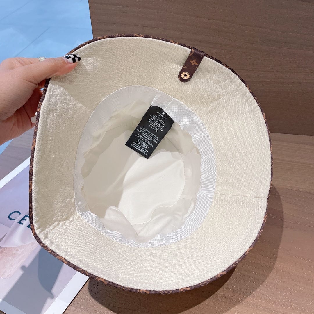 Tunde Store Louis Vuitton Monogram Bucket Hat with Floral Appliqué