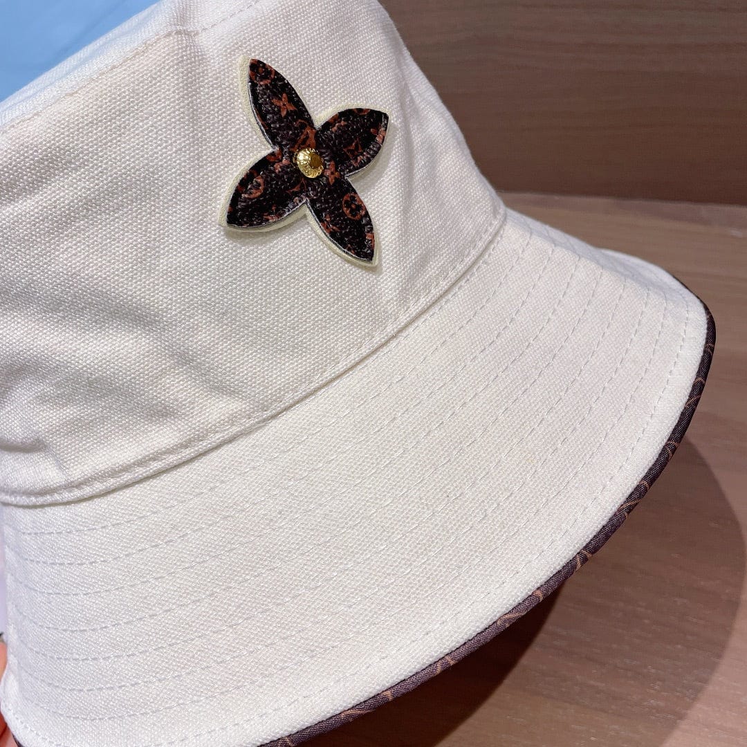 Tunde Store Louis Vuitton Monogram Bucket Hat with Floral Appliqué