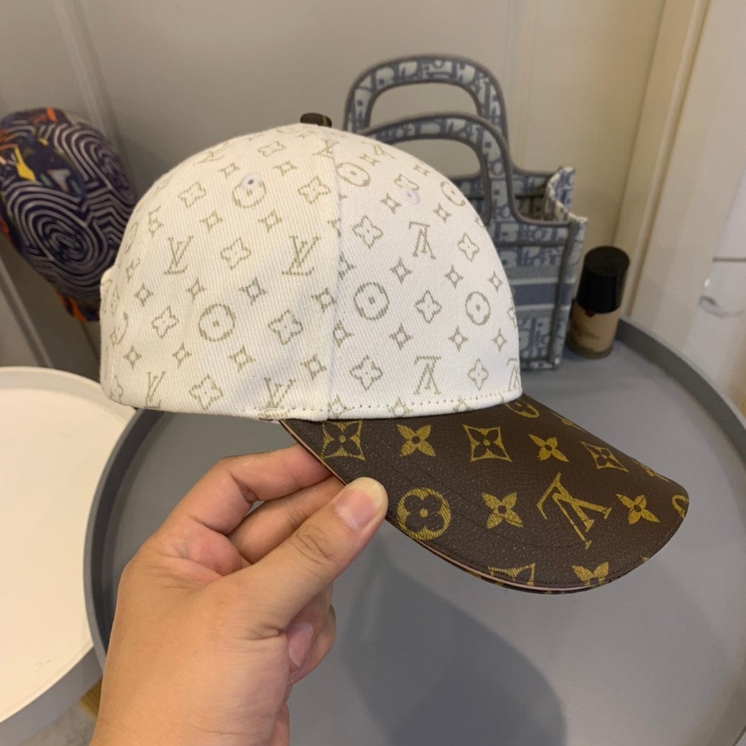 Tunde Store Louis Vuitton Monogram Canvas and White Cotton Cap