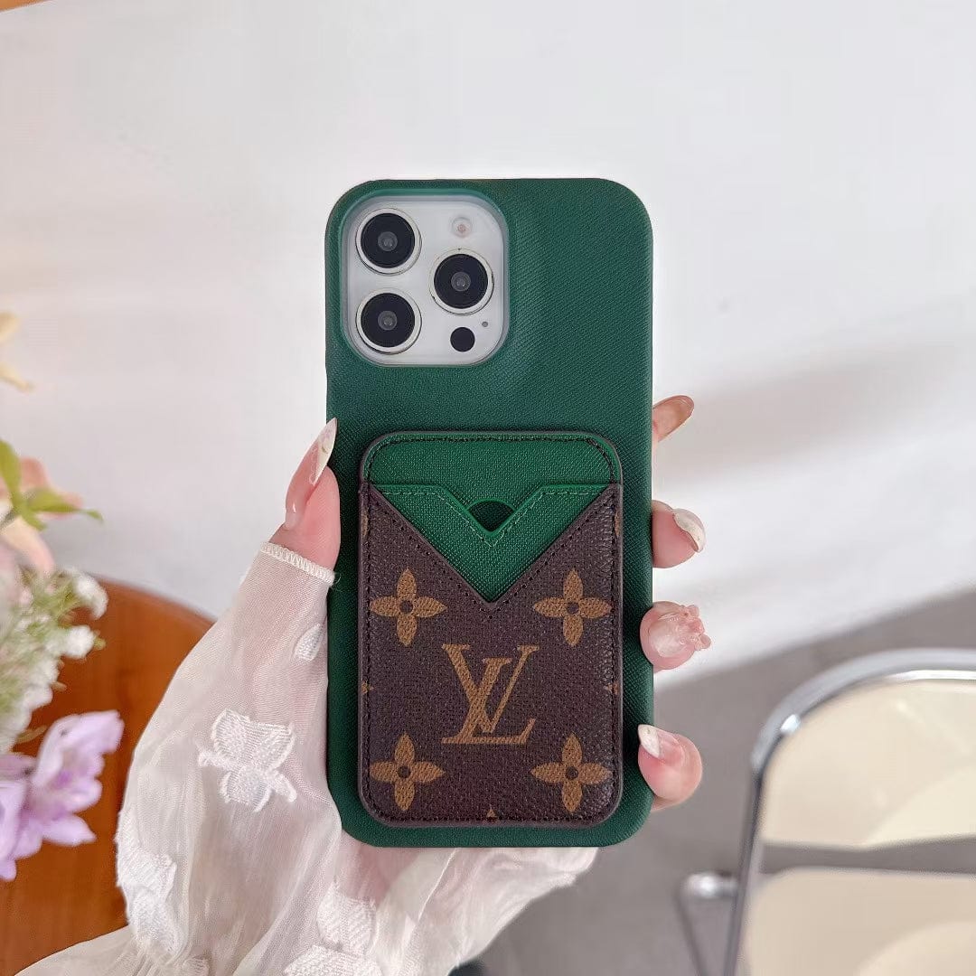 Tunde Store Louis Vuitton Monogram Card Slot Leather iPhone Case