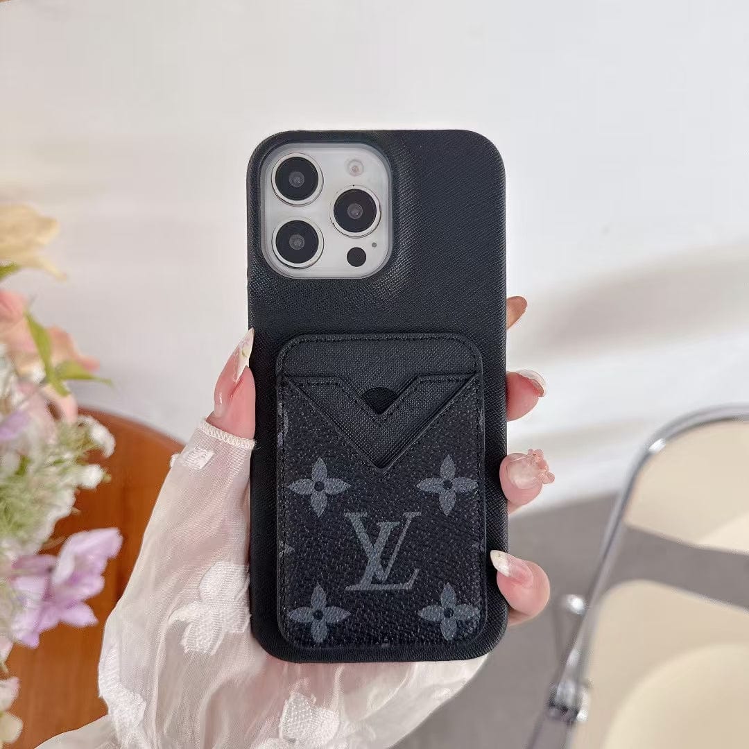 Tunde Store Louis Vuitton Monogram Card Slot Leather iPhone Case