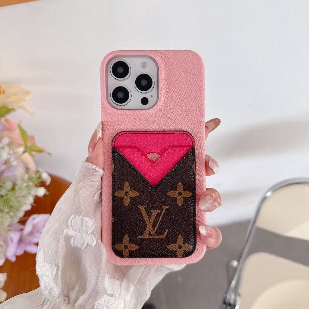 Tunde Store Louis Vuitton Monogram Card Slot Leather iPhone Case