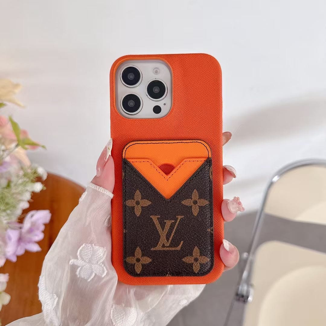 Tunde Store Louis Vuitton Monogram Card Slot Leather iPhone Case