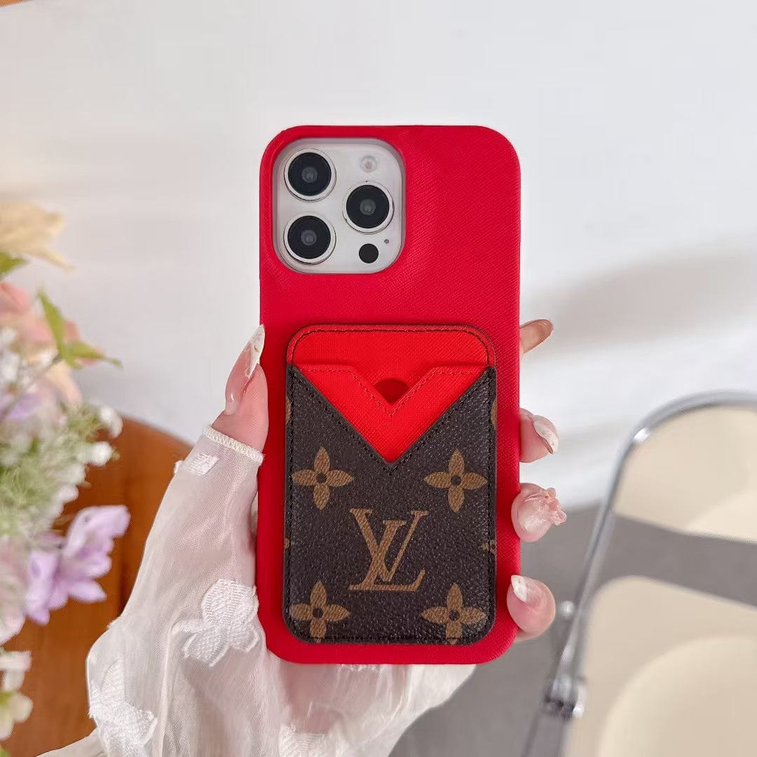 Tunde Store Louis Vuitton Monogram Card Slot Leather iPhone Case