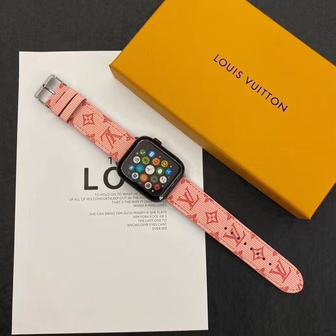 Tunde Store Louis Vuitton Monogram Embossed Apple Watch Bands