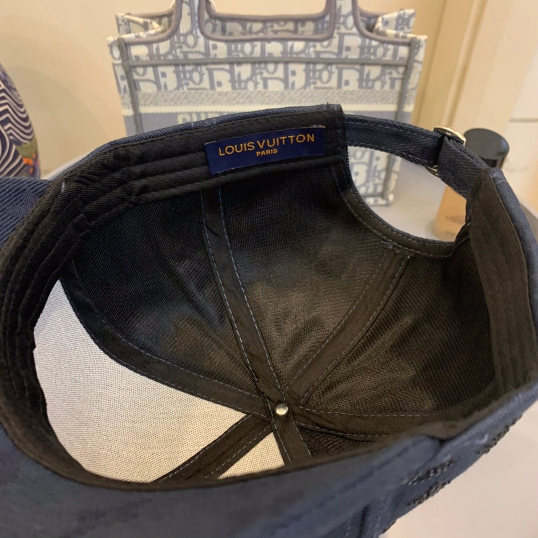 Tunde Store Louis Vuitton Navy Blue Monogram Baseball Cap